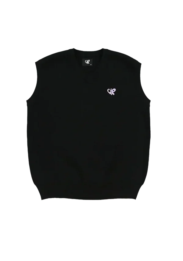 olivia rodrigo logo sweater vest