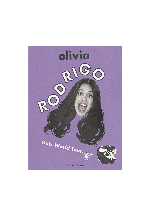 GUTS tour new york city poster