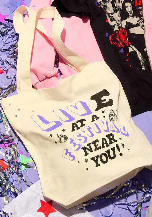 live at a festival near you tote