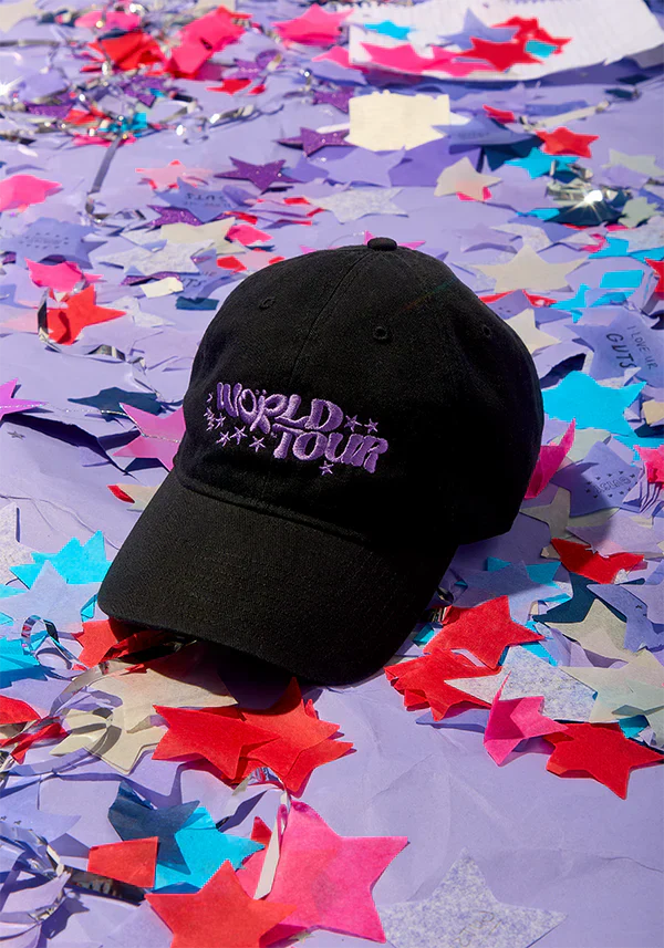 spill ur GUTS live world tour dad hat in black