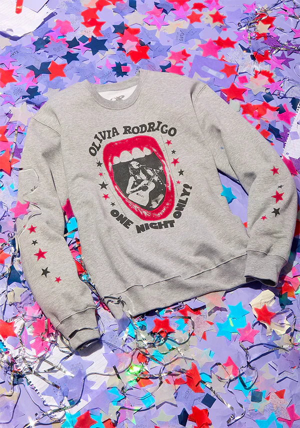 one night only crewneck pullover