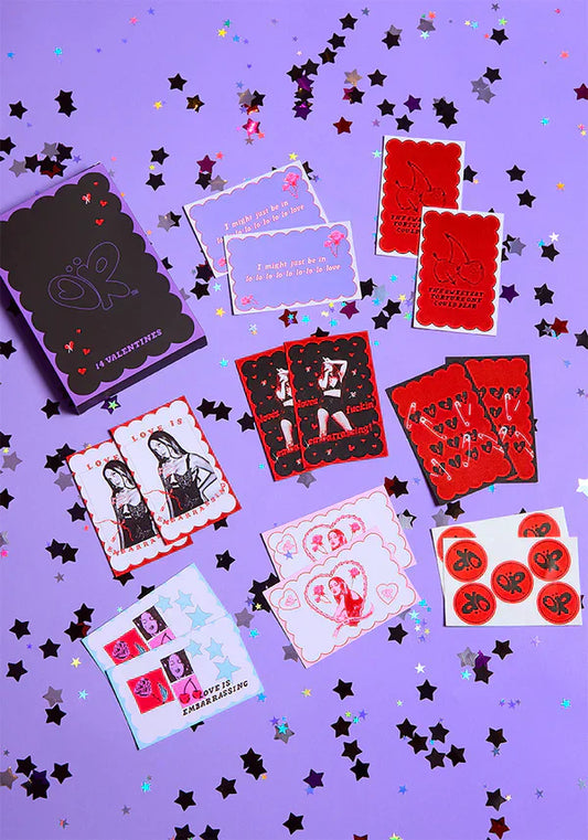 box of GUTS valentines