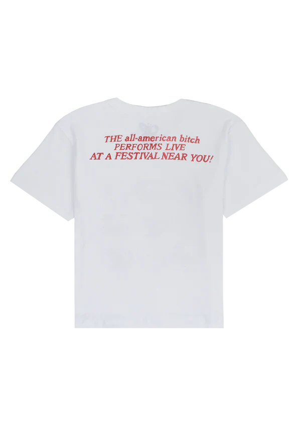 at a festival near you crop baby tee