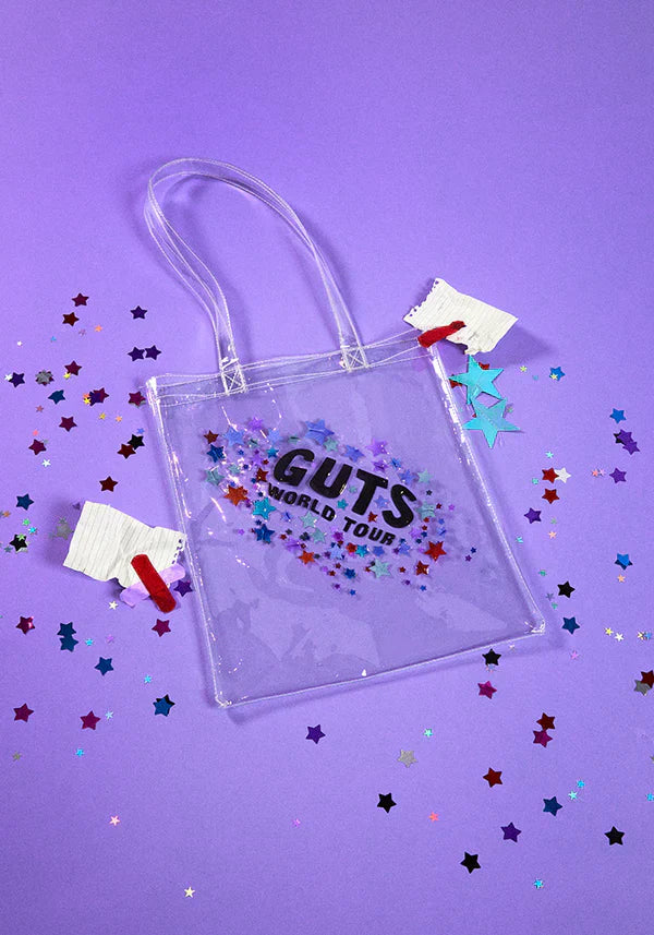 clear GUTS world tour tote - Alternate View