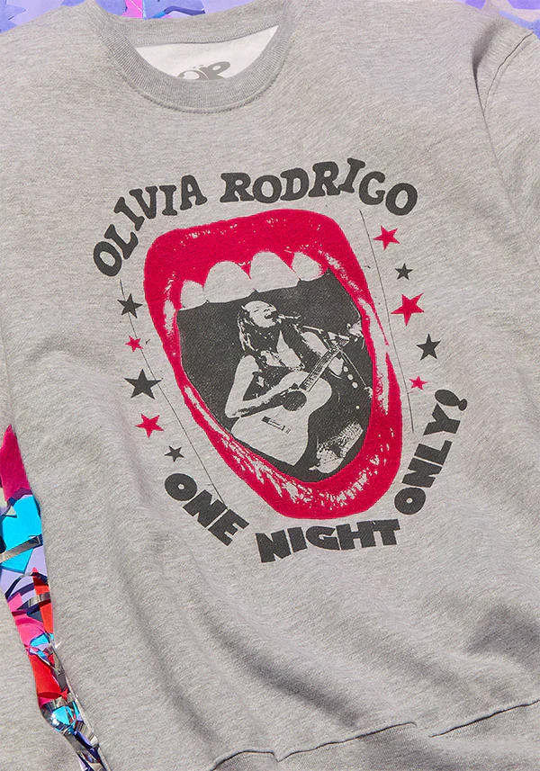 one night only crewneck pullover