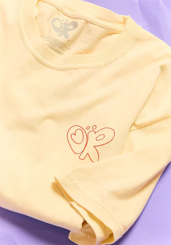 ivory oversized sun in my mother fucking pocket t-shirt