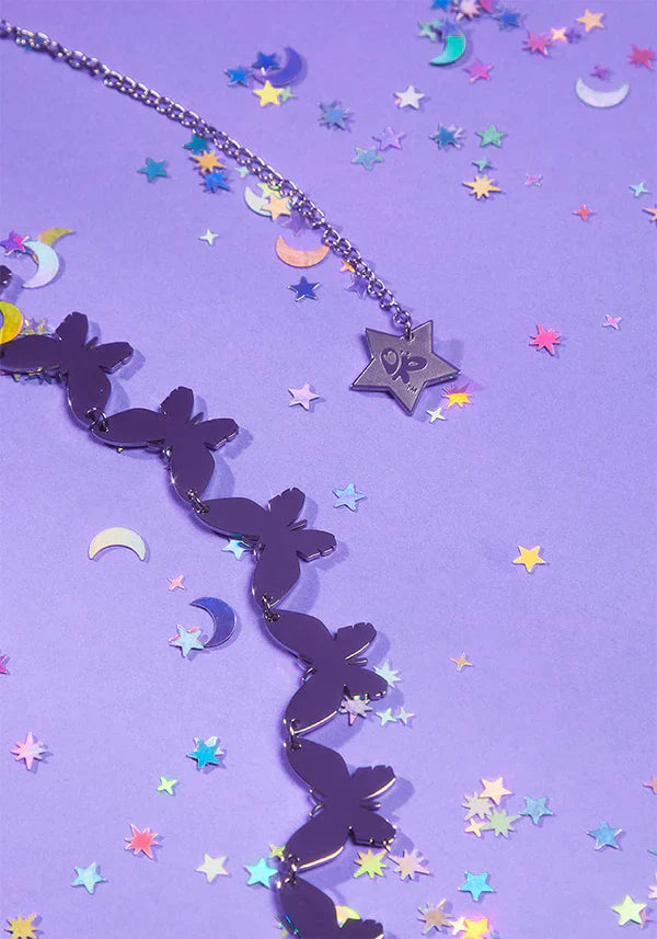 silver butterfly belt