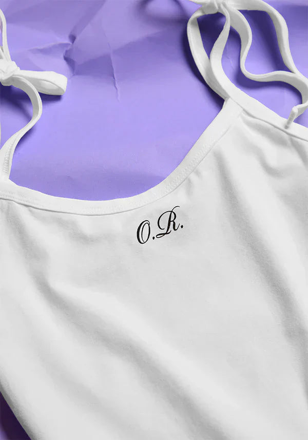 olivia rodrigo tie-string camisole