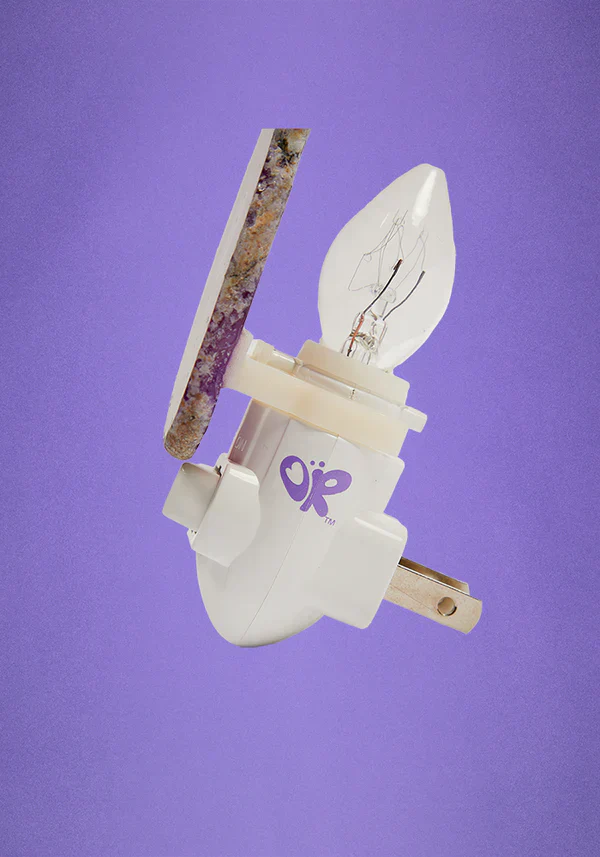 purple agate night light