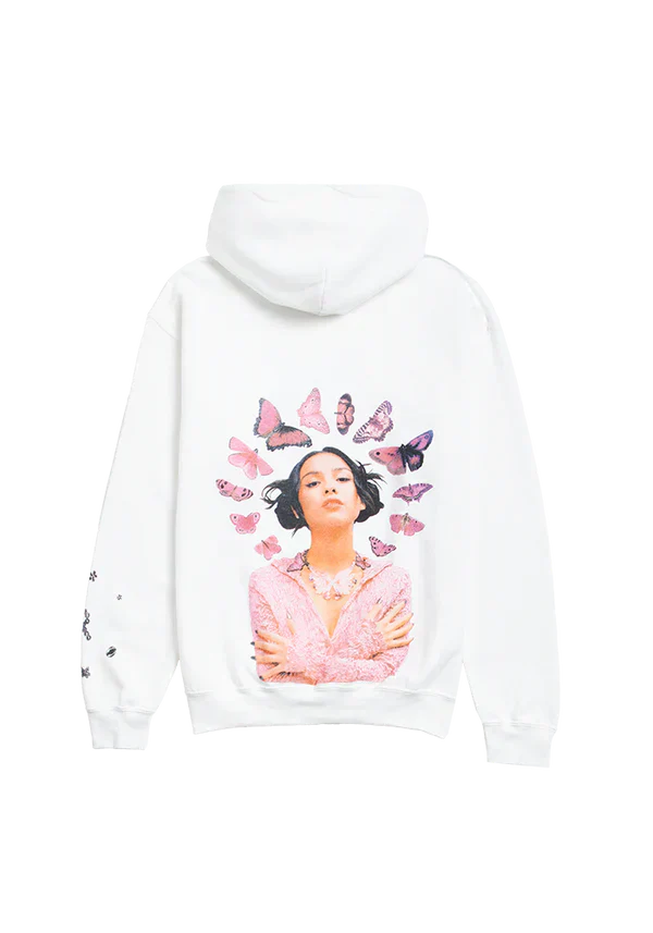 SOUR tour hoodie in white