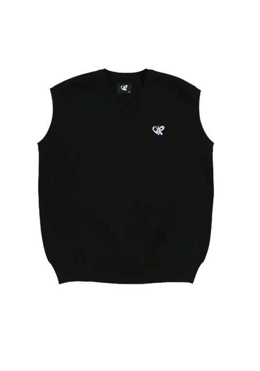 olivia rodrigo logo sweater vest