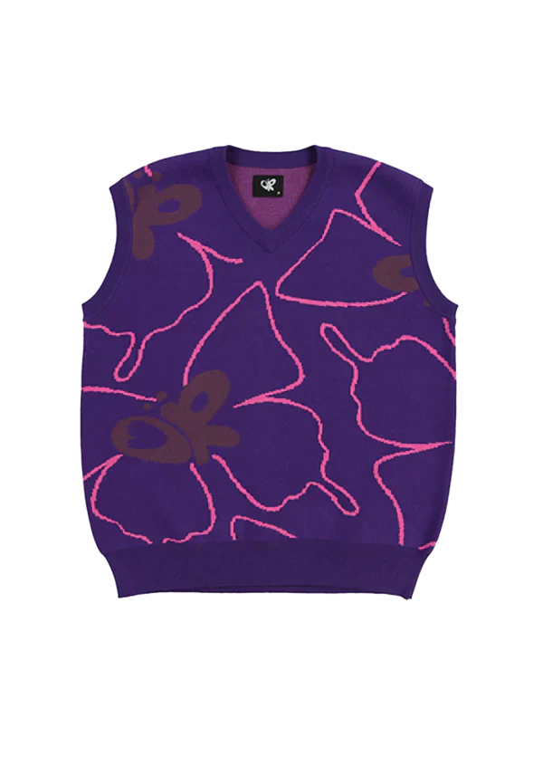 butterfly sweater vest