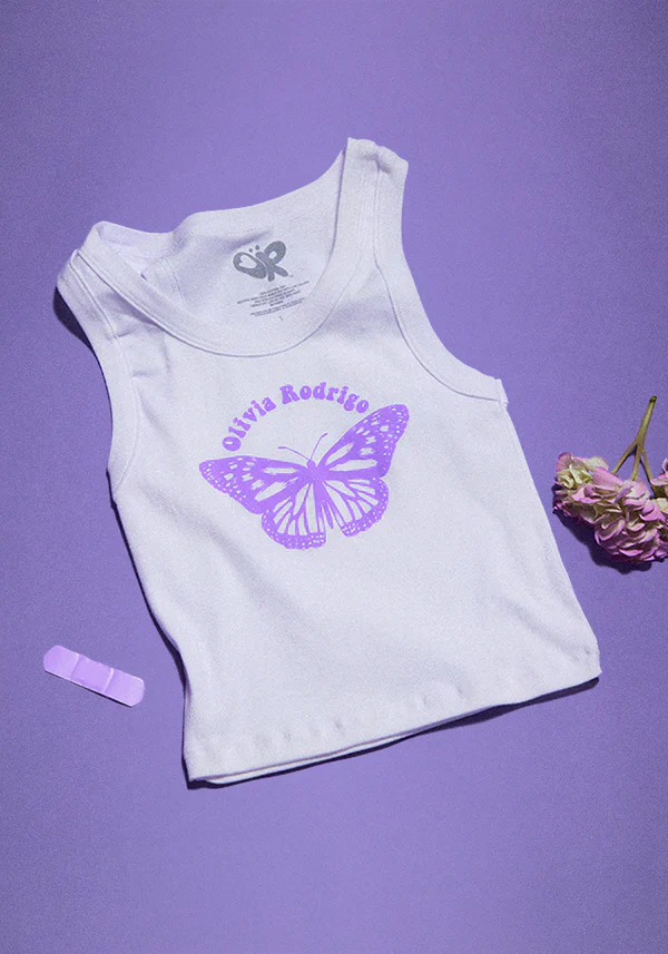 GUTS baby tank in white