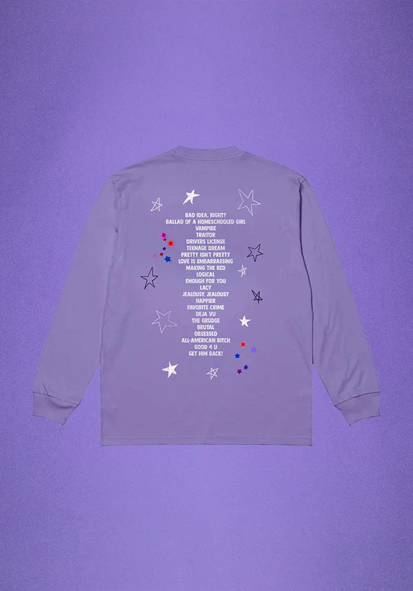 GUTS world tour setlist longsleeve