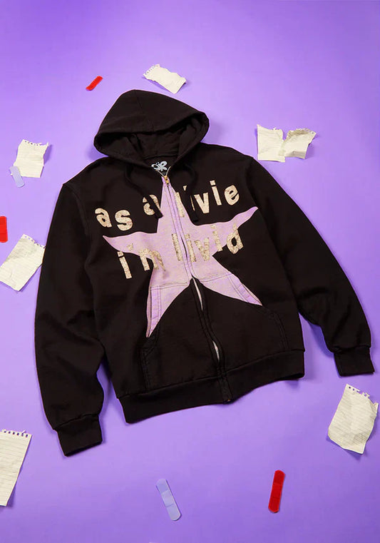 as a livie i'm livid zip up hoodie