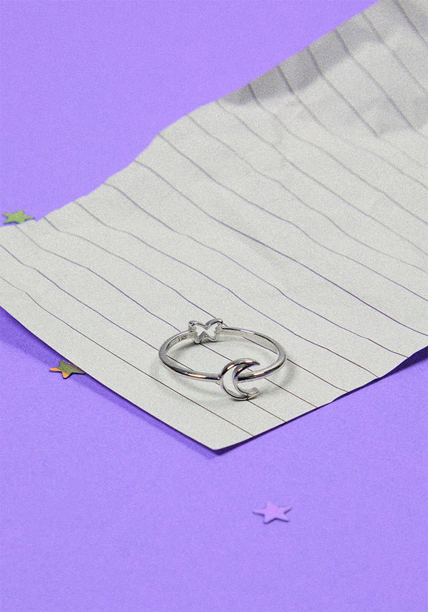 crescent moon ring