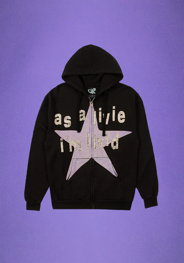as a livie i'm livid zip up hoodie