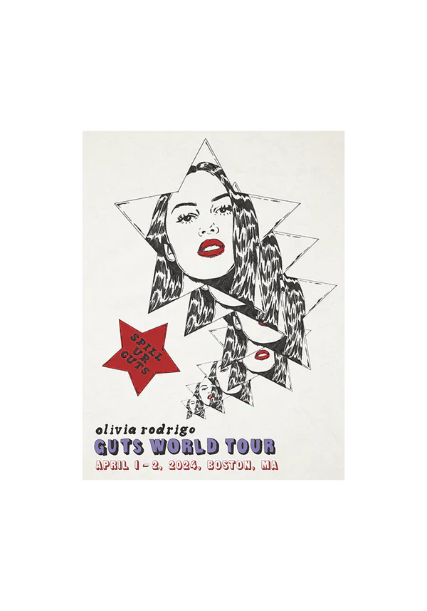 GUTS tour boston poster