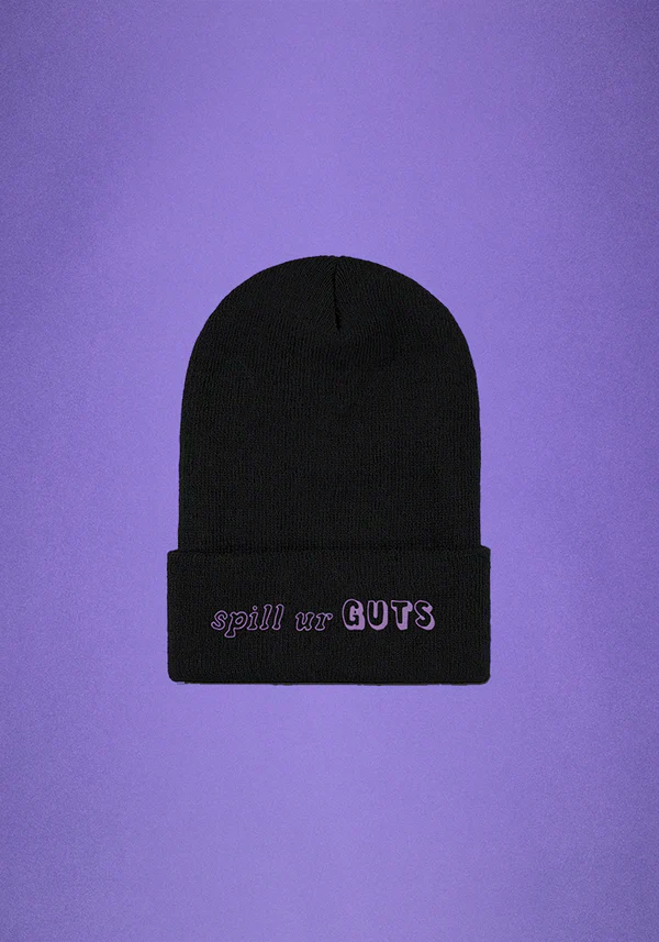 spill ur GUTS beanie